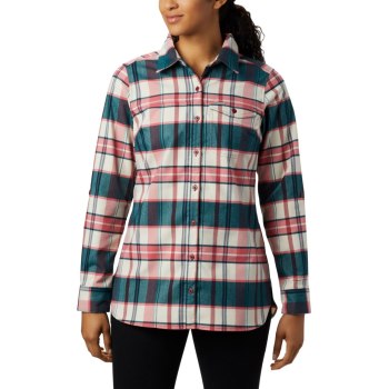 Columbia Silver Ridge 2.0 Flannel Tunic, Camisa Rojos Para Mujer | 092837-FBC